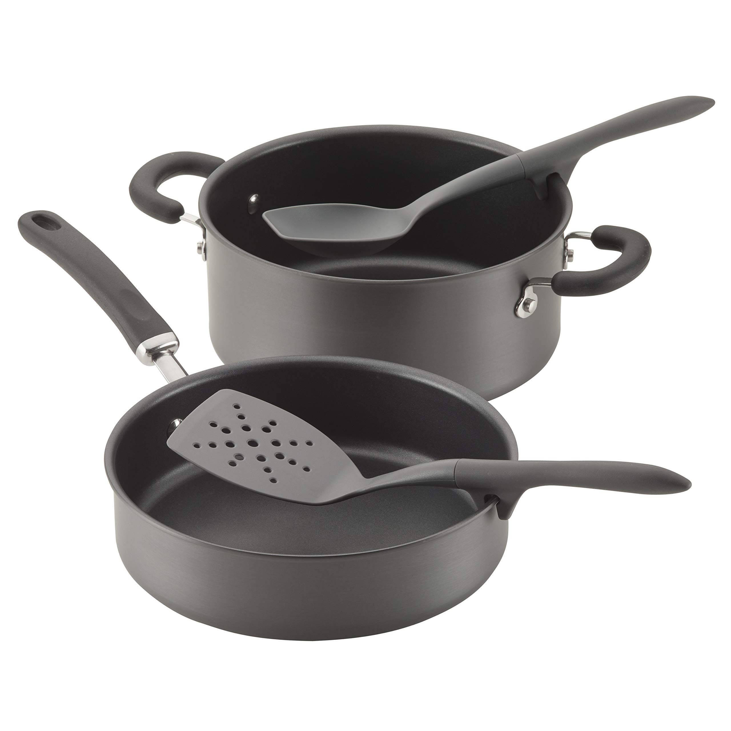 Rachael Ray Pfannenwender aus Nylon mit Schlitzen 2 Piece grau