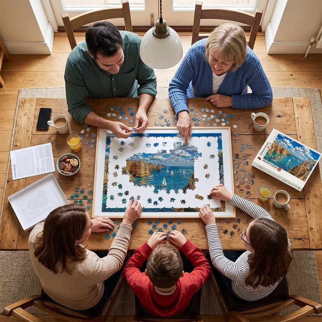 Puzzle 1000 Pezzi, Puzzle Oceano per Adulti, 70x50cm, Compact Box -4498