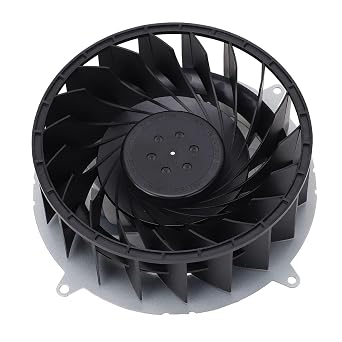 Internal Cooling Fan PS5 Slim Internal Cooling Fan Replacement, 19-Blade Quiet Cooler Fan with ABS and Aluminum Alloy for Efficient Heat Dissipation