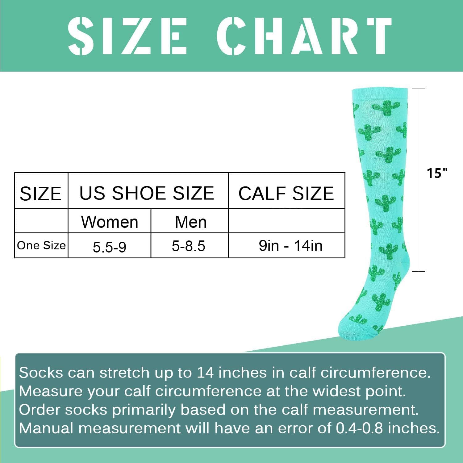 Miniatura 5 de 3 pares de calcetines de compresión para mujeres y hombres circulación de 20-30 mmHg