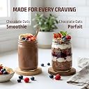 Pintola 26g High Protein Dark Chocolate Oats 1kg, No Refined Sugar, with Almonds, Raisins, Pumpkin & Chia Seeds, 9.6g Fibre, Rolled Oats for Weight management, Gluten Free, Breakfast Cereals gallery image