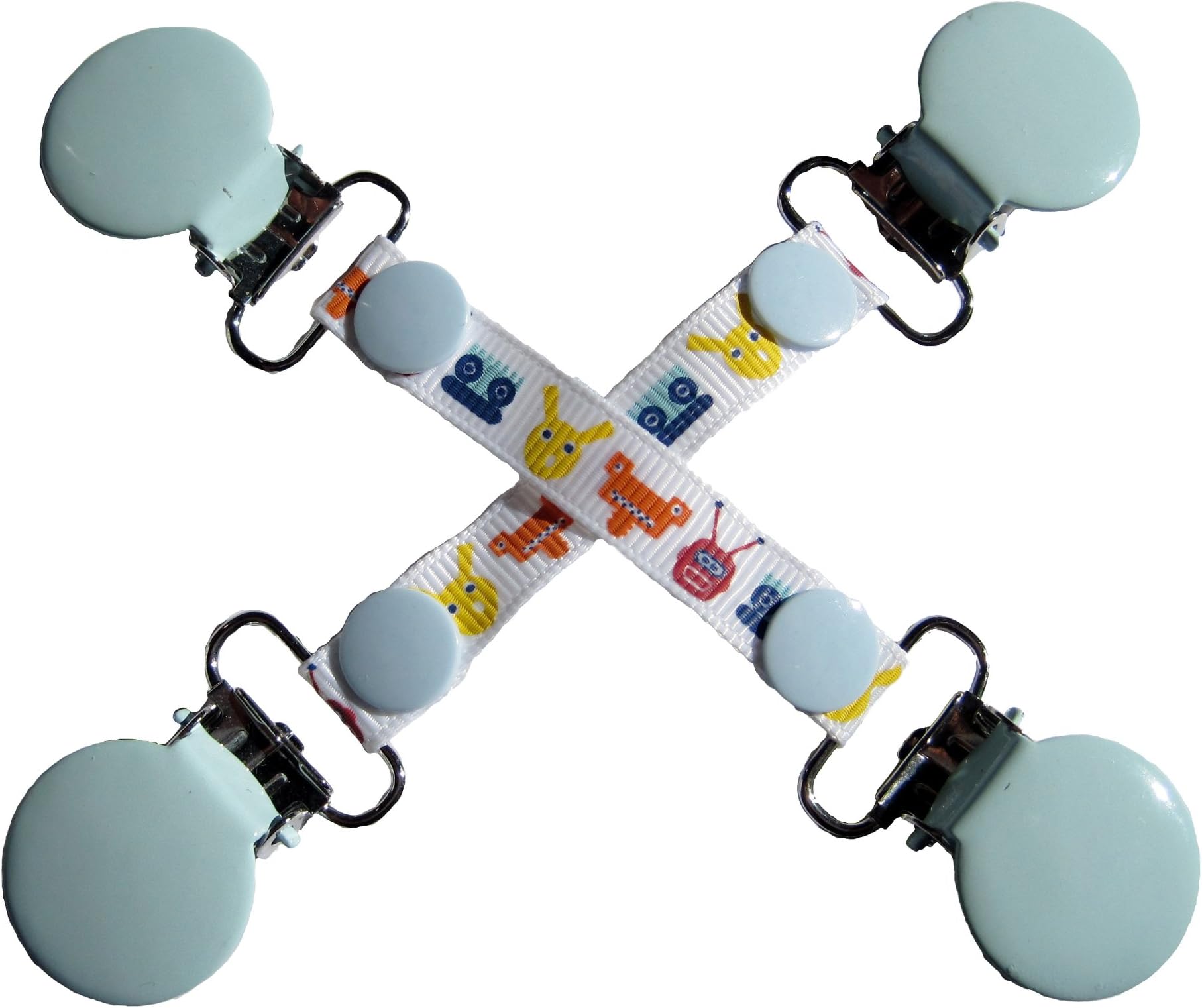 CuteToots Mitten clips/Glove clips for kids and adults! - Robots