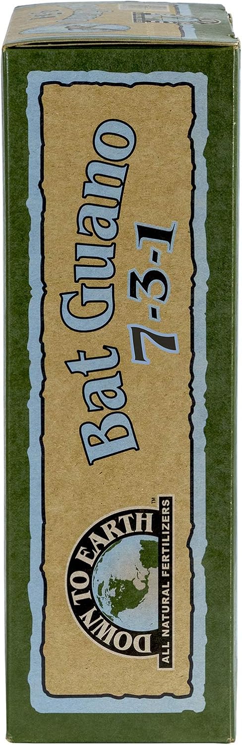 Down to Earth Organic Bat Guano Fertilizer Mix 7-3-1, 2 lb