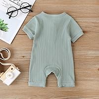 Vista 3 de Mameluco de algodón y lino para bebés, recién nacidos, para verano, sin mangas, conjunto de ropa