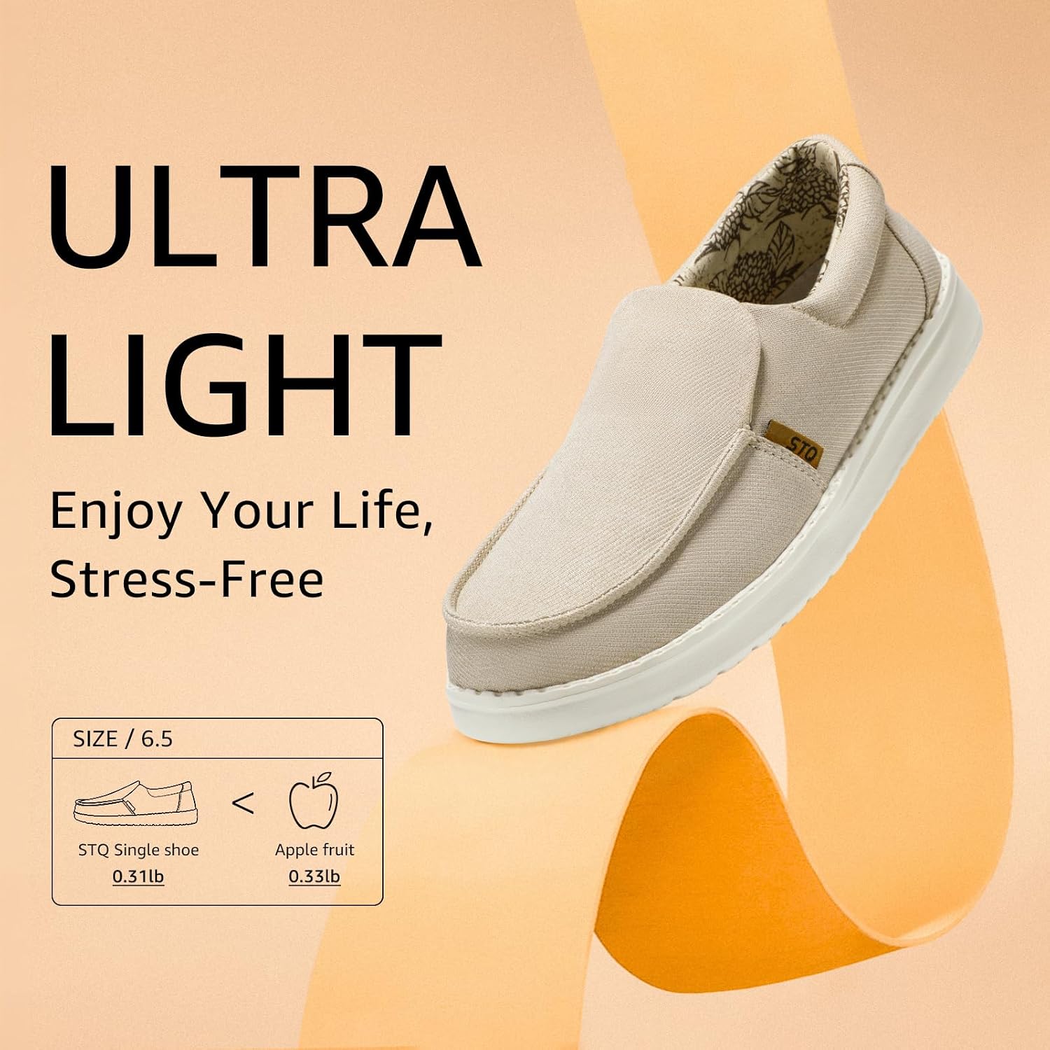 STQ Women's Classic Slip on Breathable Loafers Casual Comfort Shoes