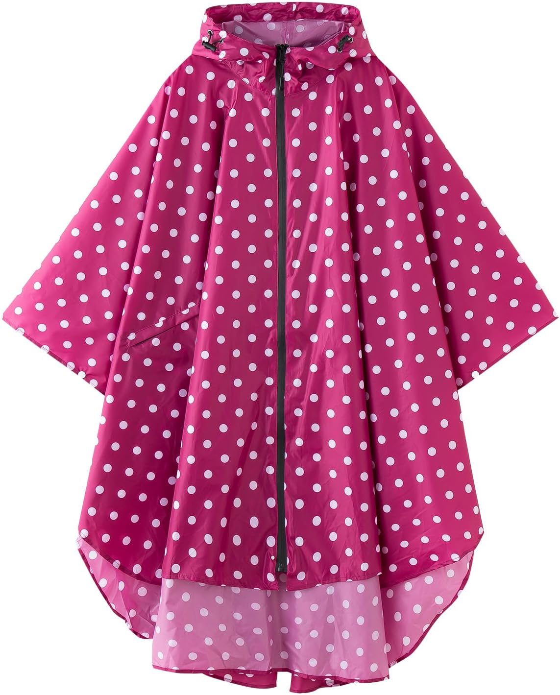 Cloak raincoat Unisex poncho Adult hooded men and women with pockets Mountaineering hiking rainstorm prevention