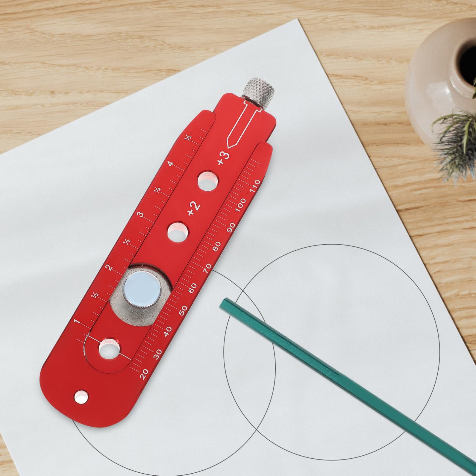 De Carpintero Con Lápiz Para Trazar Círculos Herramienta De Scribing Para Dibujo De Precisión Proyectos De Carpintería y Decoración Del Hogar
