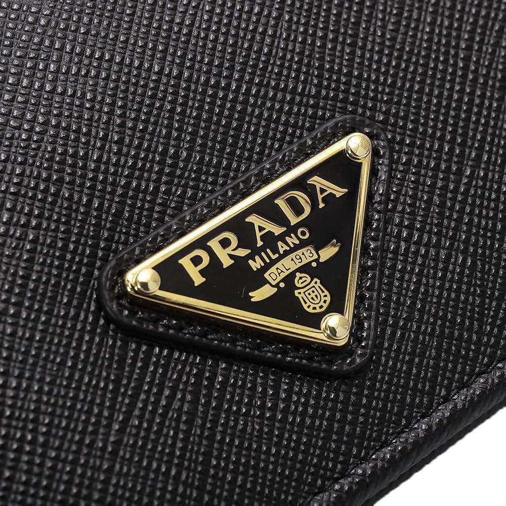 Amazon | [Prada] [プラダ] 2つ折り財布 レディース 型押レザー 1MV021