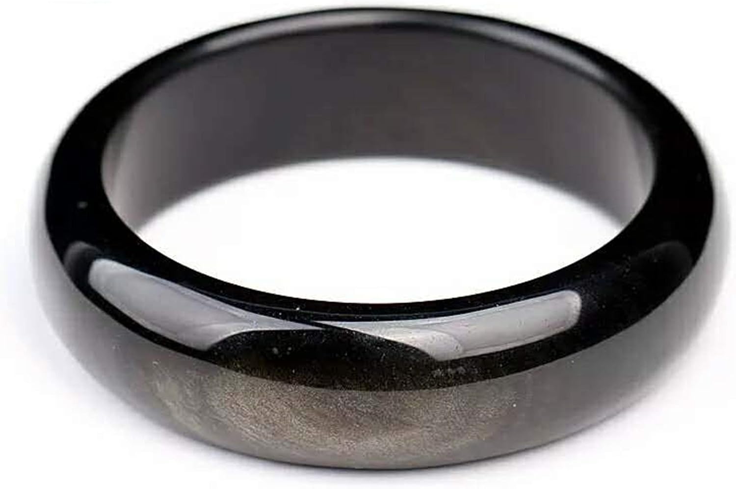 Natural Gold Obsidian Gemstone Crystal Bracelet Bangle AAAA Inner Diameter 62mm