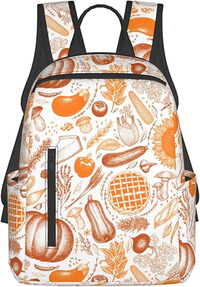 Amazon.co.jp: [Lshtar] 子供 デイパック バックパック 感謝祭 食べ物 