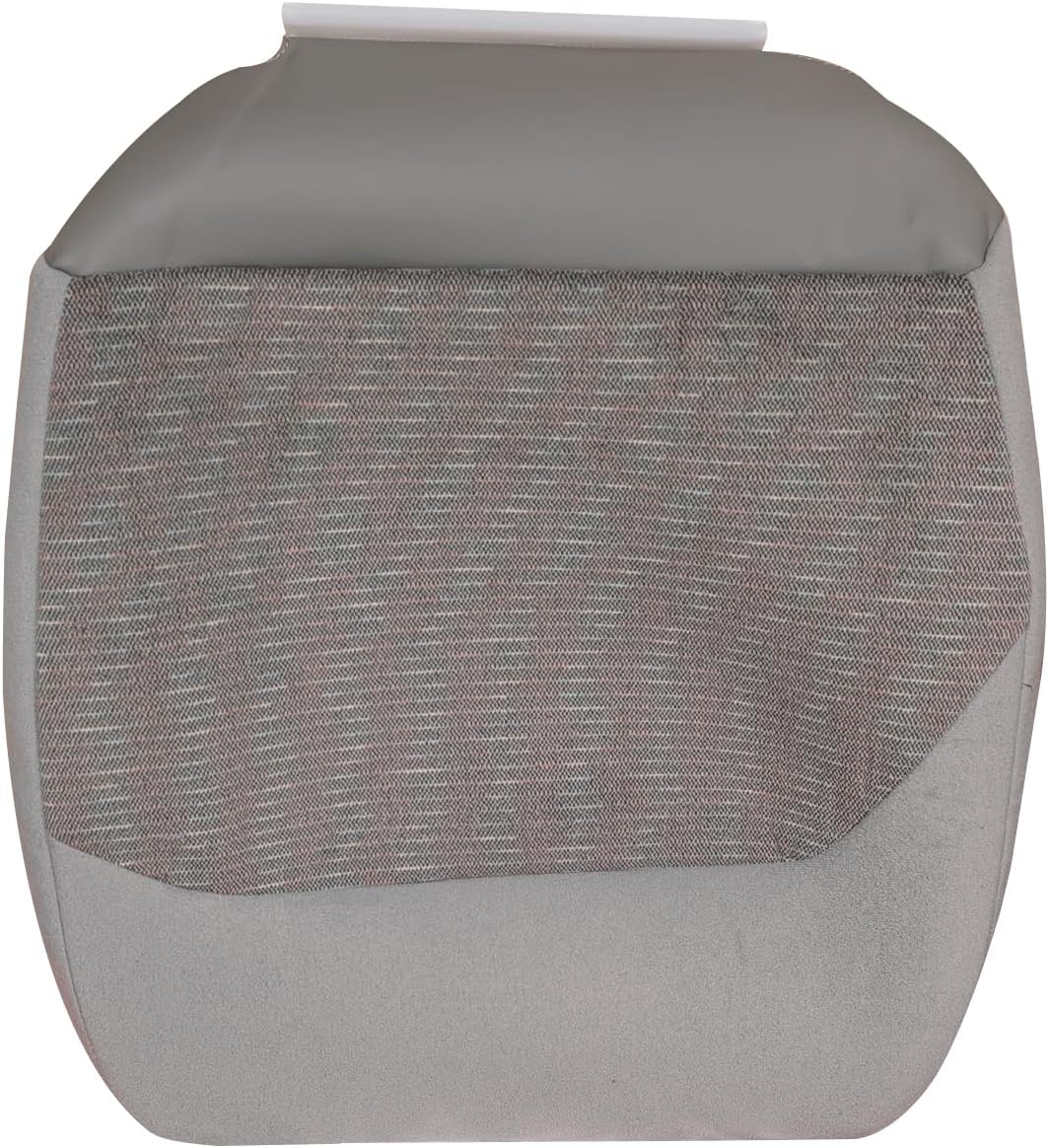 Driver Side Bottom Cloth Gray Replacement Seat Cover Fit for F150 F250 F350 F450 F550 XLT 1994 1995 1996 1997 (Driver Side Bottom)