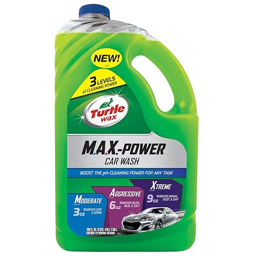 Turtle Wax - Lavado De Autos Max Power 50597, 100 Onzas