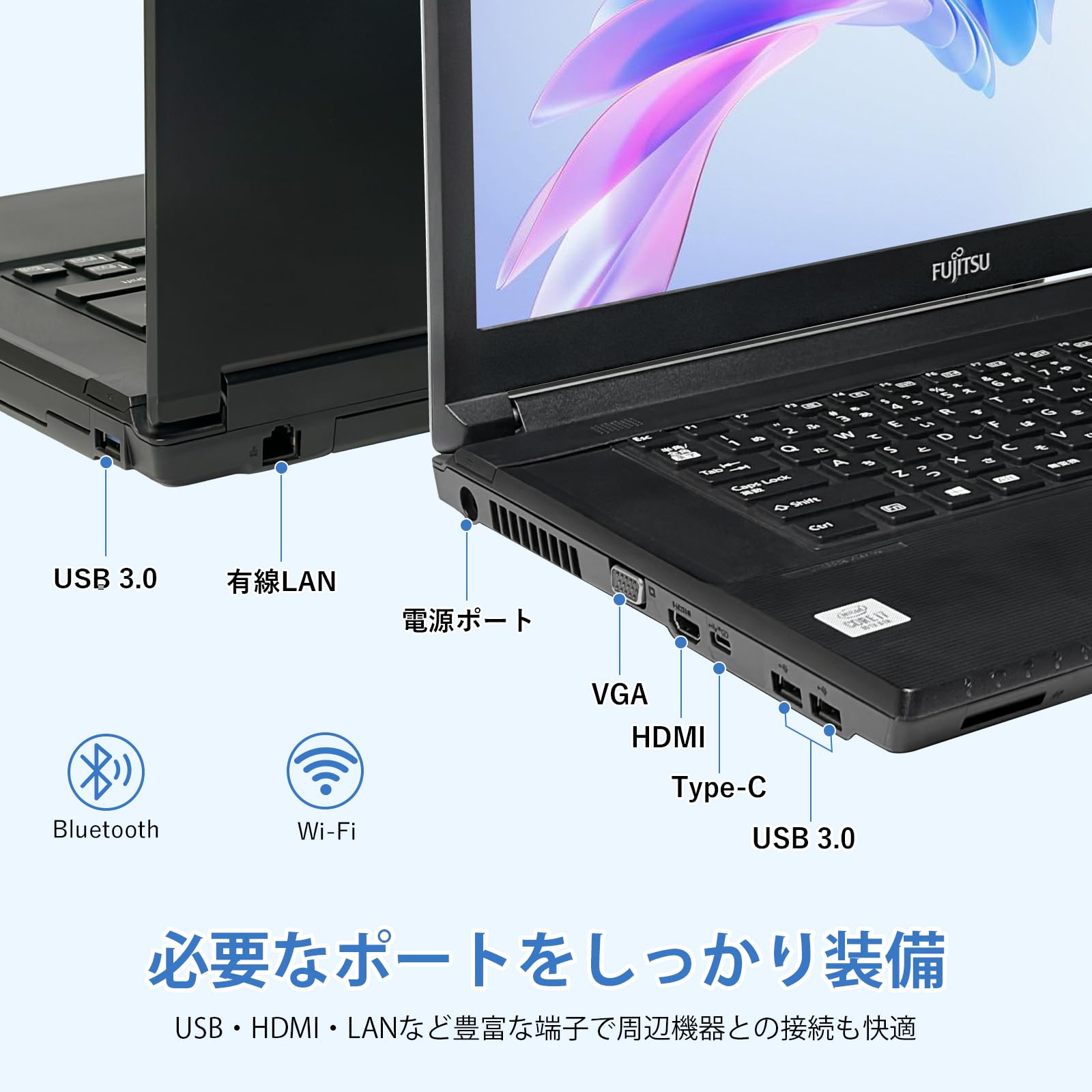 Amazon.co.jp: 【整備済み品】中古 ノートパソコン 富士通 LIFEBOOK