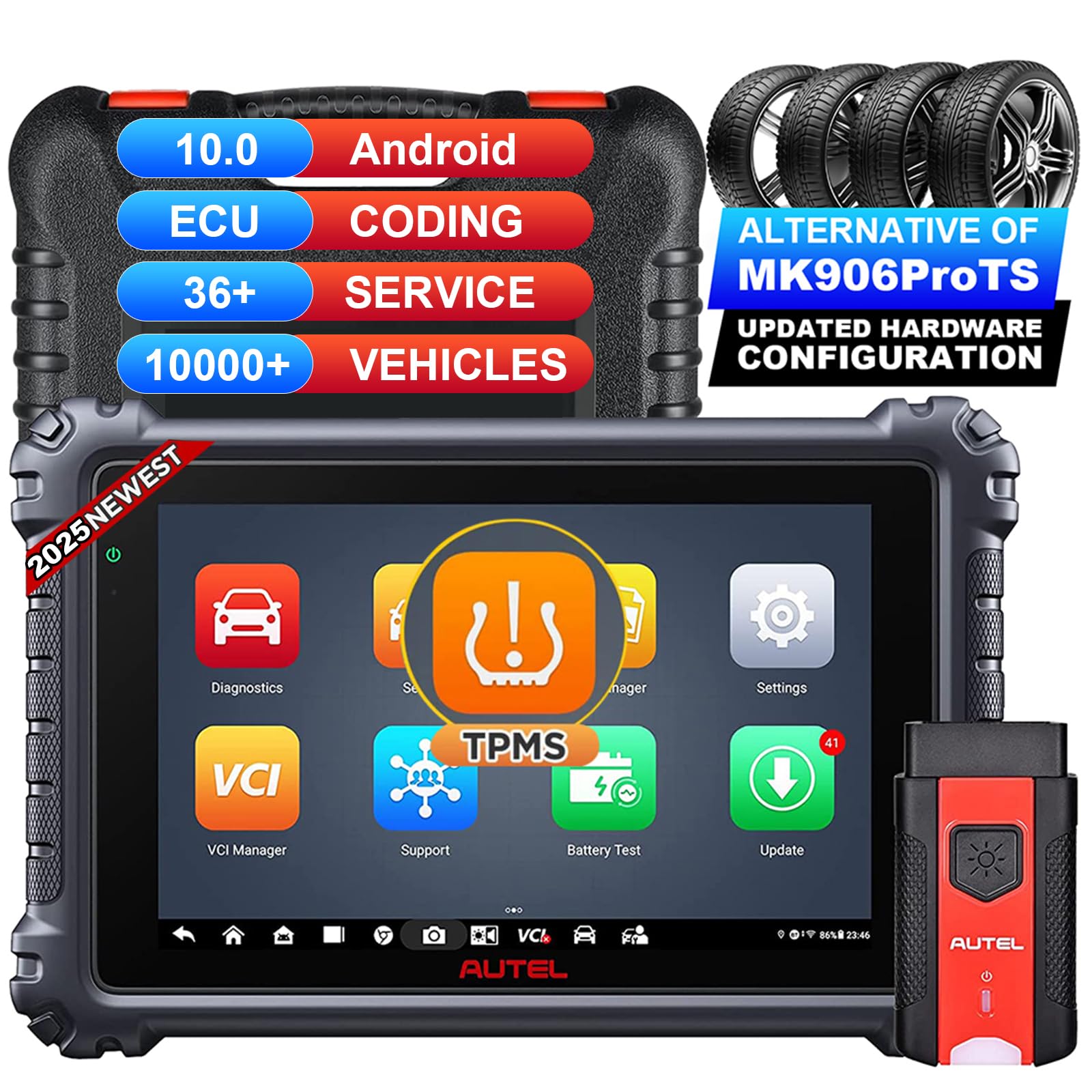 Amazon.co.jp: Autel MaxiCOM MK906Pro-TS 診断スキャンツール