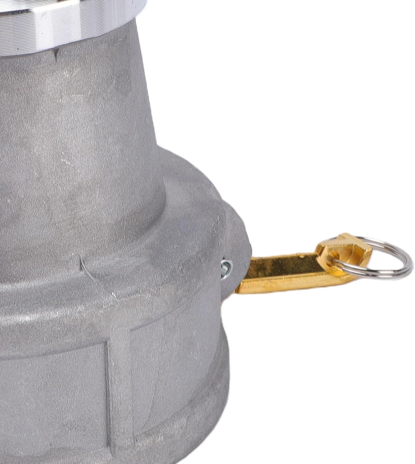 Hilitand 4 Inch Female to 3 Inch Male Camlock Fitting Aluminum Cam and Groove Hose Adapter Fitting Type DA with Smooth Internal Channels for Industrial Agricultural Fluid Transfer