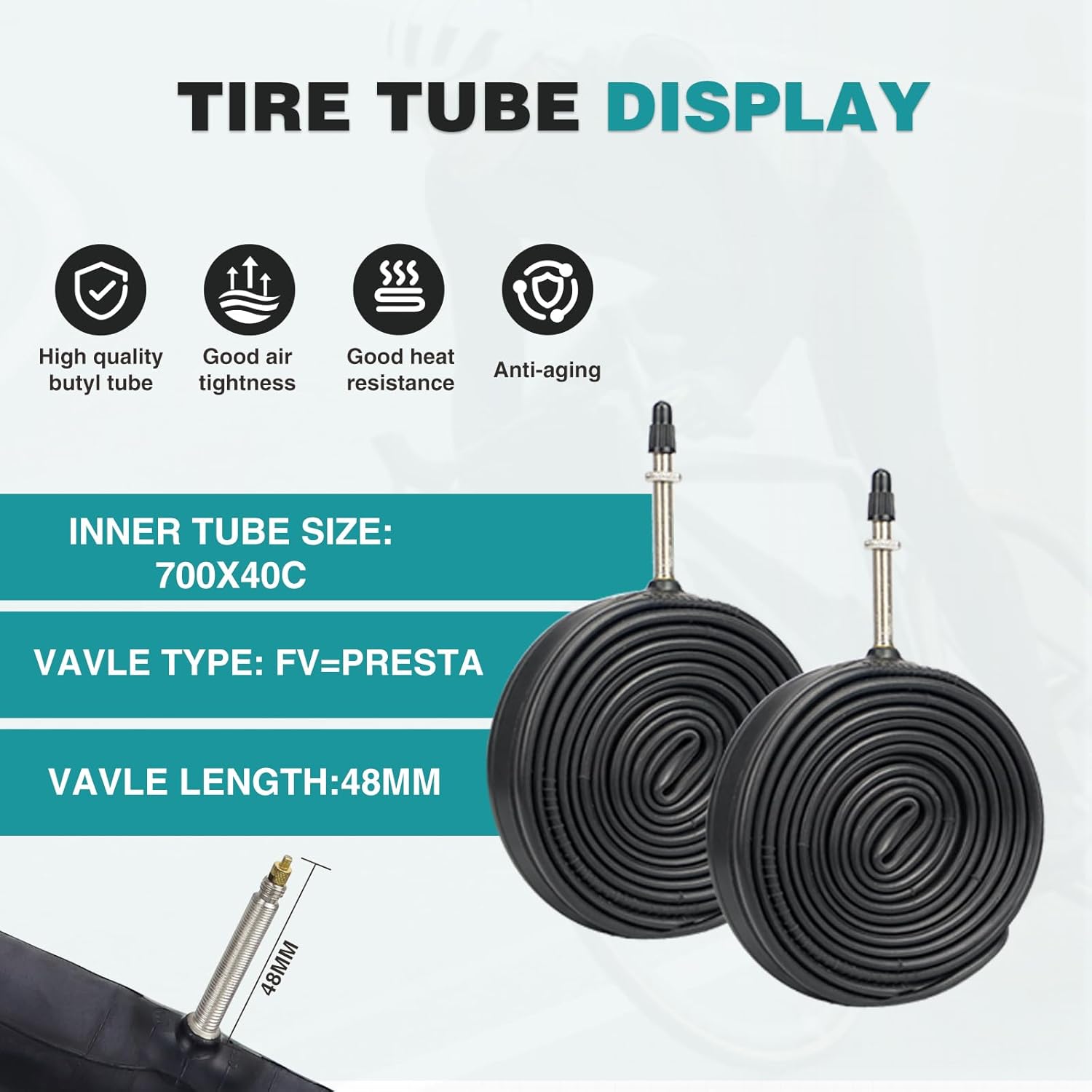 ZUKKA Bike Tire 700 40c Tire 700 x 40c Gravel Bike Tires Road Bike Tire Foldable Replacement Bike Tire for Gravel Bike Road Bike Hybrid Bike