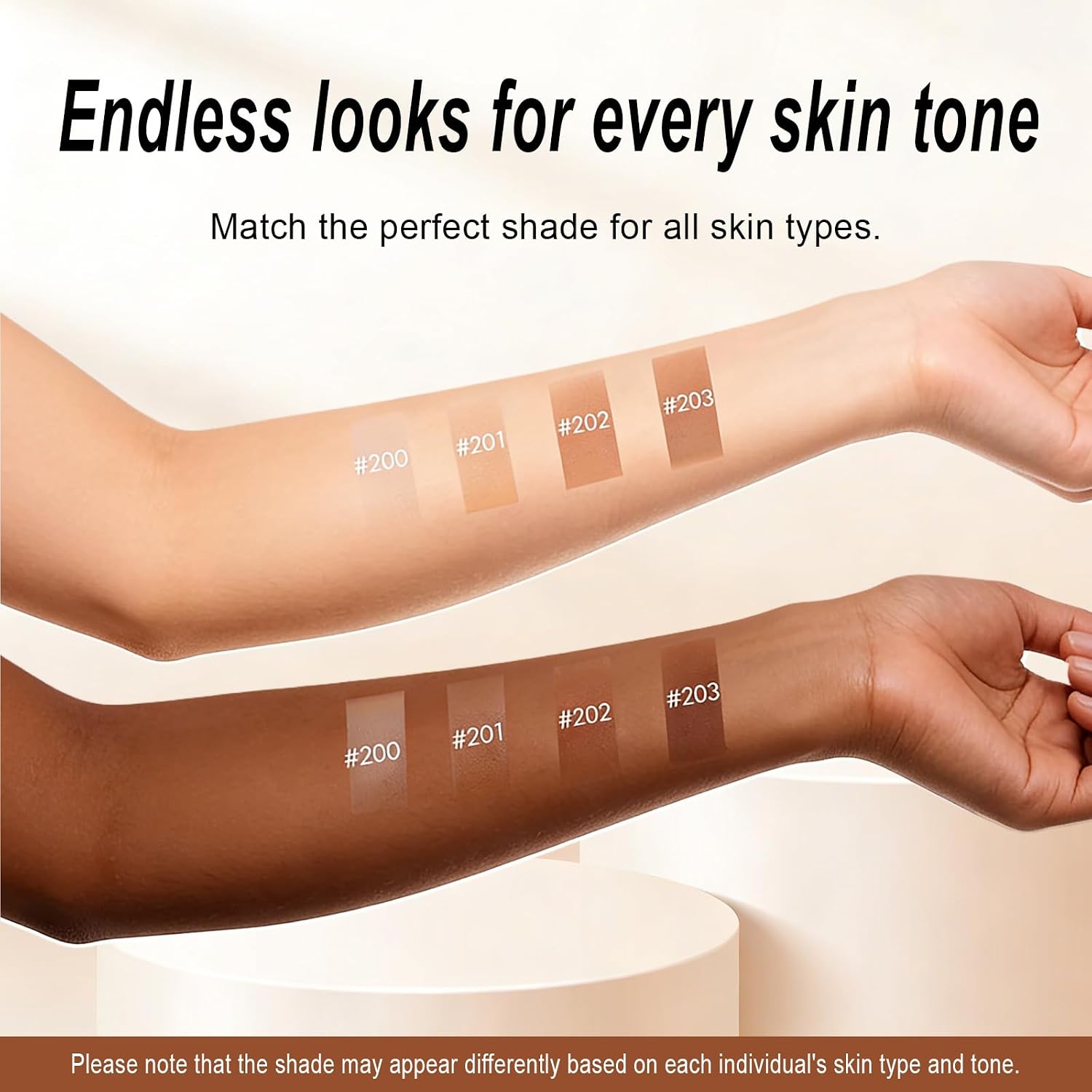 Korean Color Changing Foundation Stick with Brush for Lumine Skin, 2-in-1 Waterproof & Long-Lasting Hydrating Makeup, Dual-Ended Foundation & Concealer Stick, Portable for Easy Daily Use and Travel203
