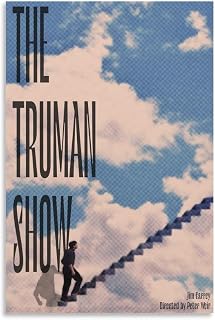 The Truman Show Moive Poster (36) Canvas Painting Poster Wall Art Decorative Picture Prints Modern Decor Framed-unframed 12x18inch(30x45cm)