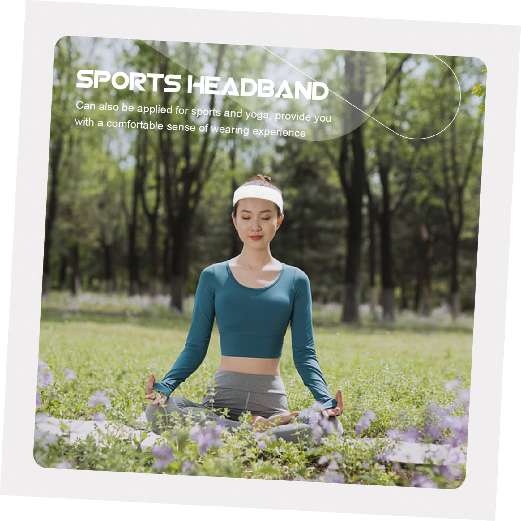BESPORTBLE 20pezzi Fasce Sportive Assorbenti Da Fasce Elastiche Per Allenamento Yoga e Attività Fisica Comode e Pratiche Per Donna e Uomo