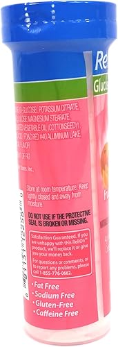 Miniatura 4 de ReliOn Glucosa Fruit Punch, 10 tabletas, tubo para llevar.