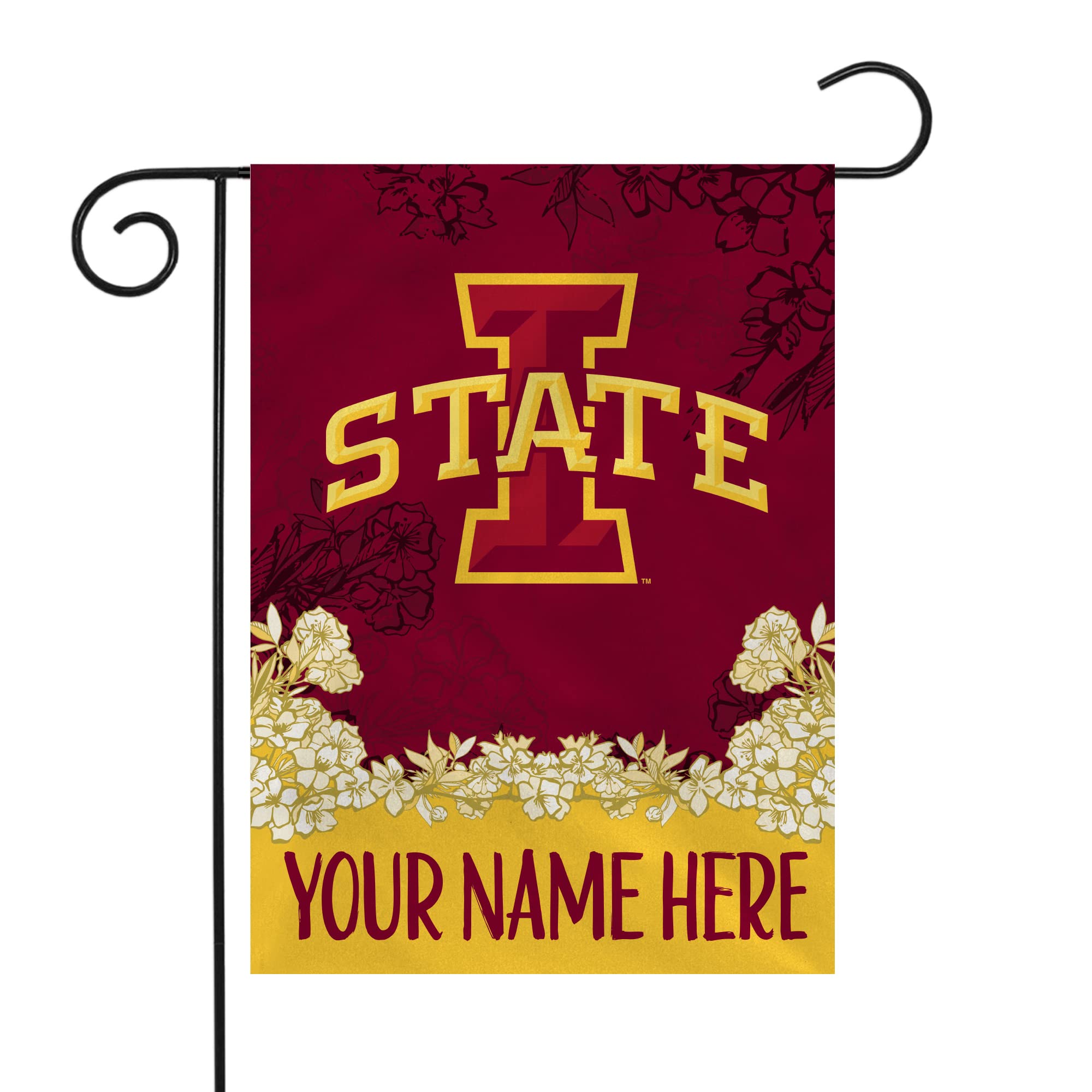 Rico Industries NCAA Standard/Primary Personalized Garden Flag