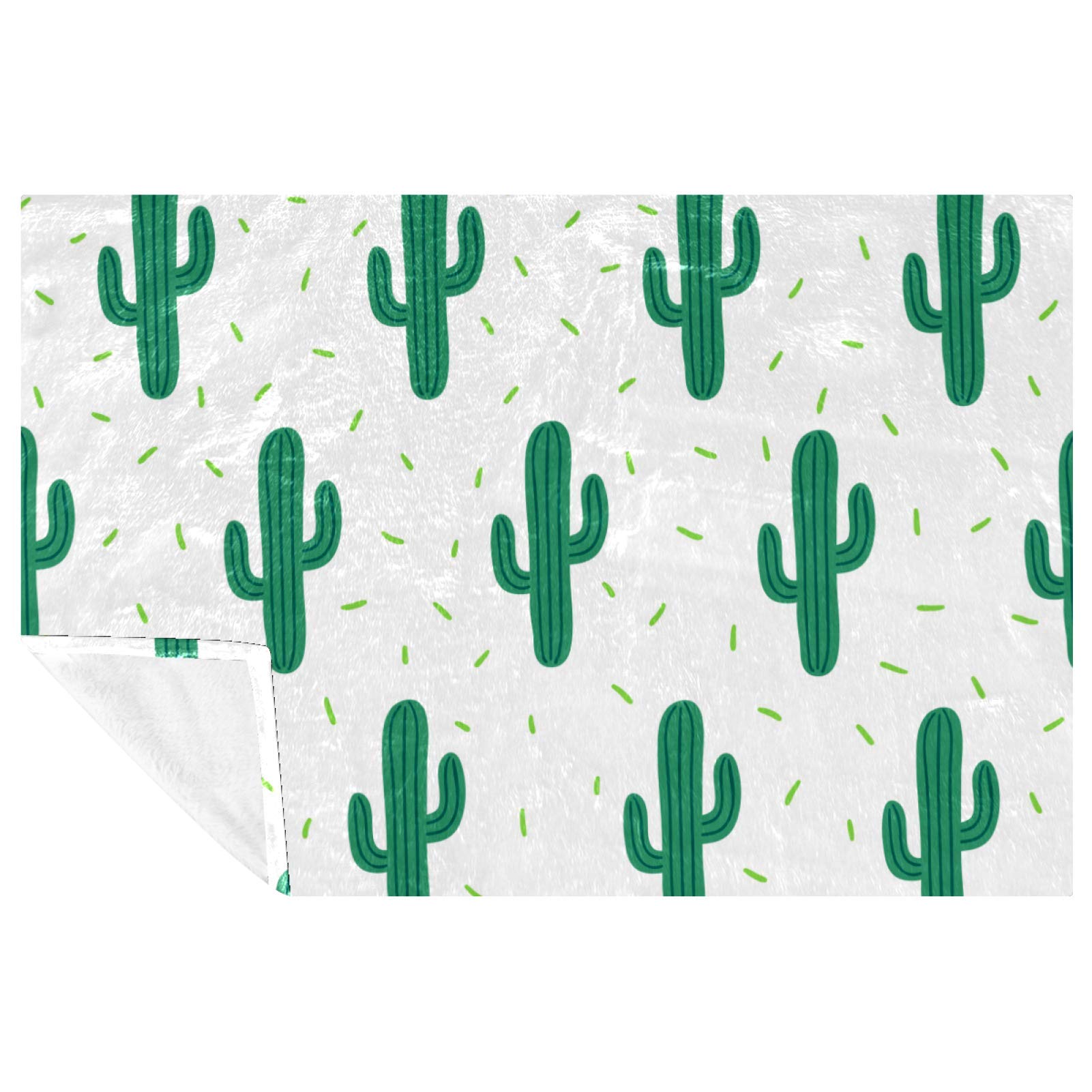 Couverture cactus chaude pour vos soirées sur le canapé ou pique-nique