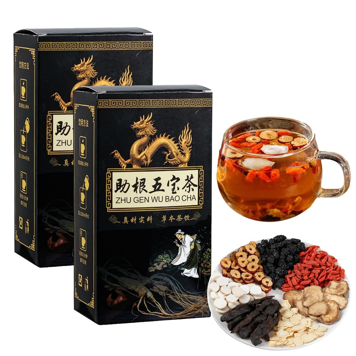 Sirdika Ginseng Five Treasures Tea Kidney Tea