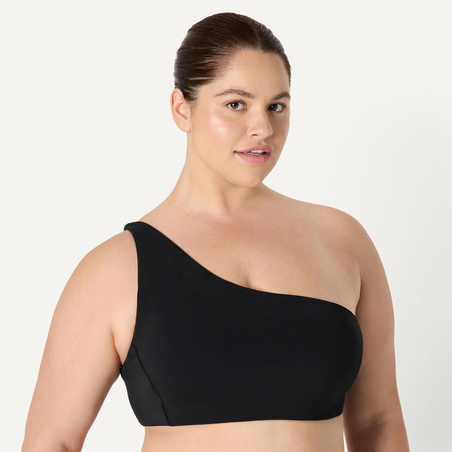 Amazon Essentials Women's Active FormFlex Buttery Soft Light Support One Shoulder Strappy Back Sports Bra - Image 7