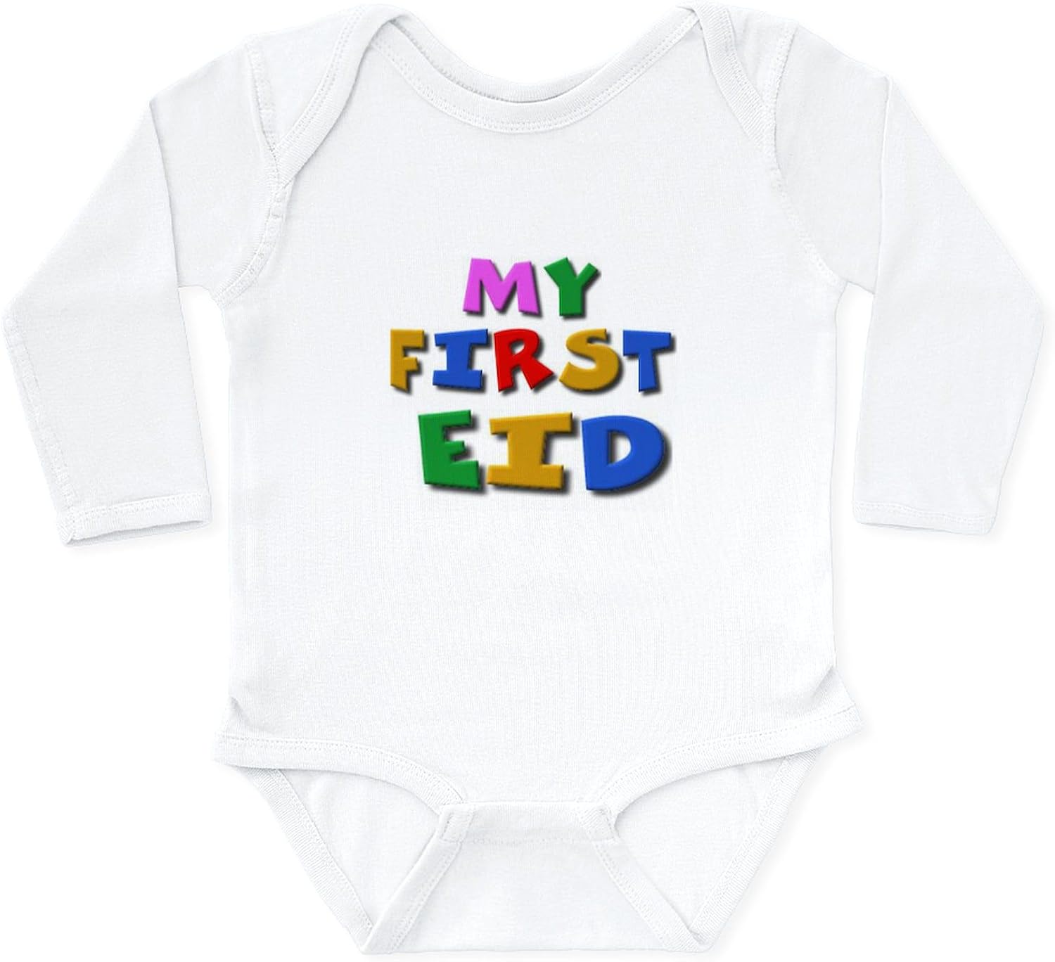 CafePress My First Eid Infant Creeper Body Suit Cute Long Sleeve Infant Baby Bodysuit Romper