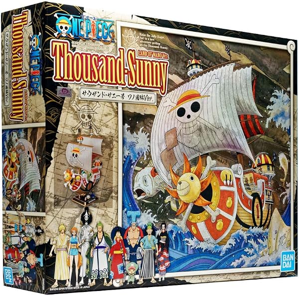 Bandai Hobby One Piece Thousand Sunny Ship Wano Country Ver. Plastic Model Kit - 2