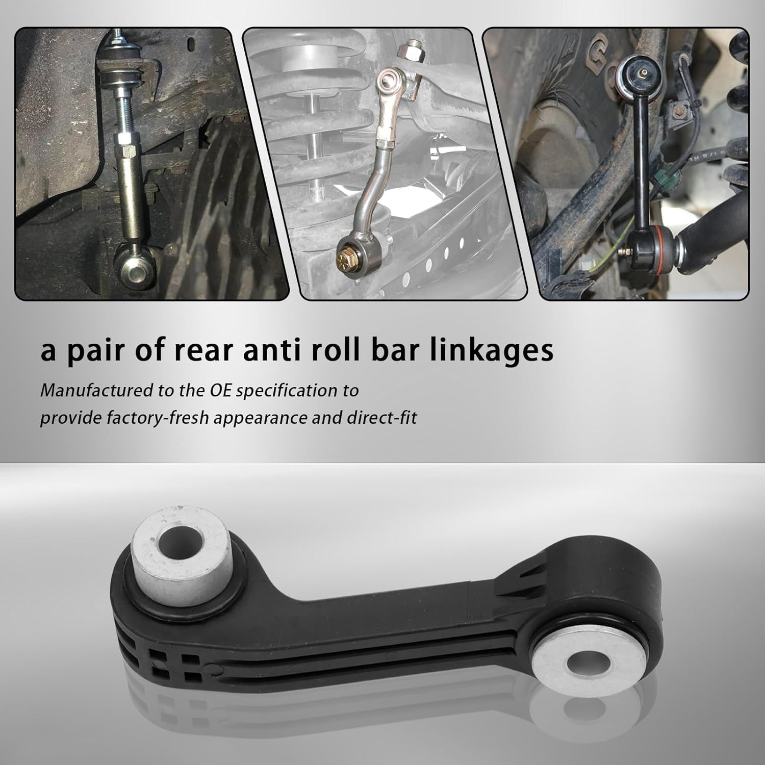 2 PCS Rear Sway Bar Link Left & Right fits Malibu 2016-2020, Regal Sportback 2018-2020 Replaces K700910