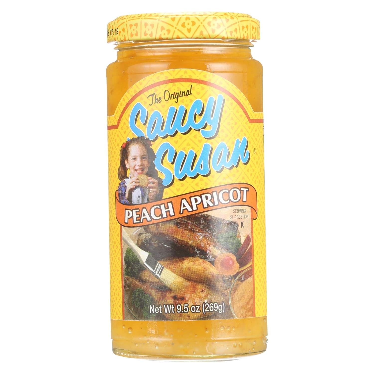 Saucy Susan Sauce - Original Glaze - Peach Apricot - 9.5 oz - case of 12
