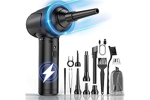 2-in-1 Multi-Functional Electric Air Duster and Vacuum Cleaner with Powerful Motor and Large Battery Capacity