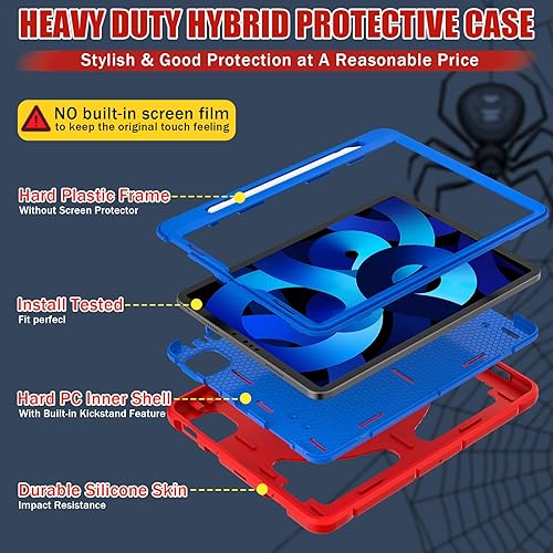 Miniatura 2 de Funda para iPad Air de 54 generación de 10.9 pulgadas (20222020), iPad Pro de 11 pulgadas, resistente a prueba de golpes para niños, iPad Air 45,