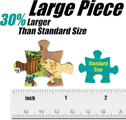 Miniatura 2 de Antelope - Rompecabezas de 500 piezas de gran formato para adultos, rompecabezas de parque de perros, 500 piezas, piezas grandes, rompecabezas sin