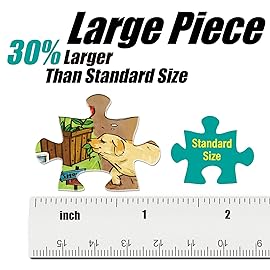 Antelope - 500 Piece Large Format Jigsaw Puzzle for Adults, Dog Park Jigsaw Puzzles 500 Pieces, Large Pieces, No Dust Puzzles for Senior Citizen, 500 PC, Non-Glare Finish, Interlock Smoothly