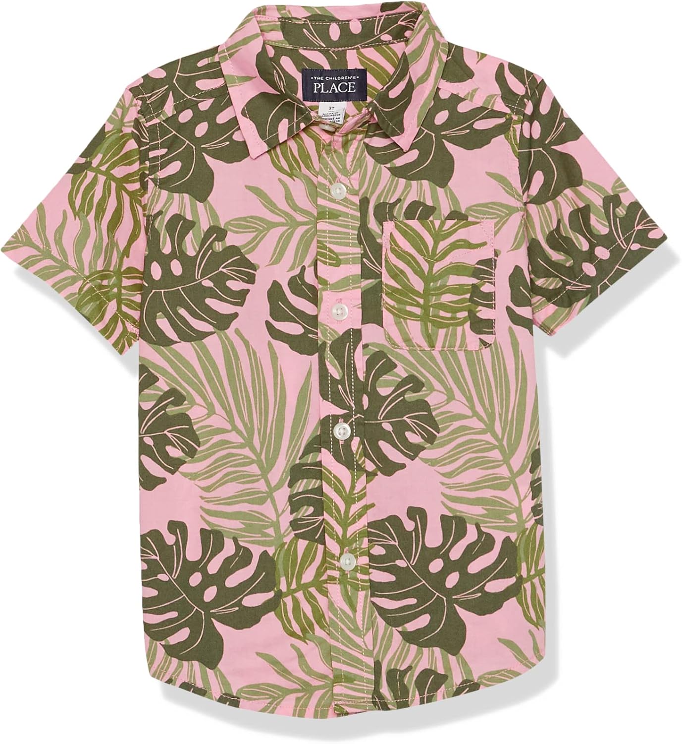 The Children's Place Baby Toddler Boys Short Sleeve Button Down Shirt: Clothing, Shoes & Jewelry