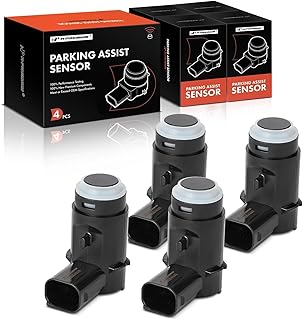 A-Premium (4-PC) Rear Reverse Backup Parking Assist Sensor Compatible with Select Ford Models - F-150 F150 2009-2014, Replace# 9L3Z-15K859-C, 9L3Z15K859C