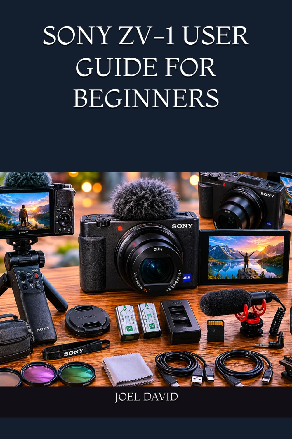 SONY ZV-1 USER GUIDE FOR BEGINNERS: The Complete Step-by-Step Manual to Master Camera Settings, Capture Stunning Photos, Record Cinematic 4K Videos, and Create Professional Content with Confidence
