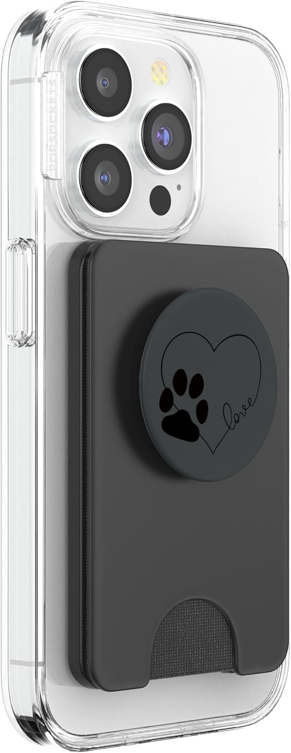 Love Dogs Cute Design PopSockets PopWallet for MagSafe