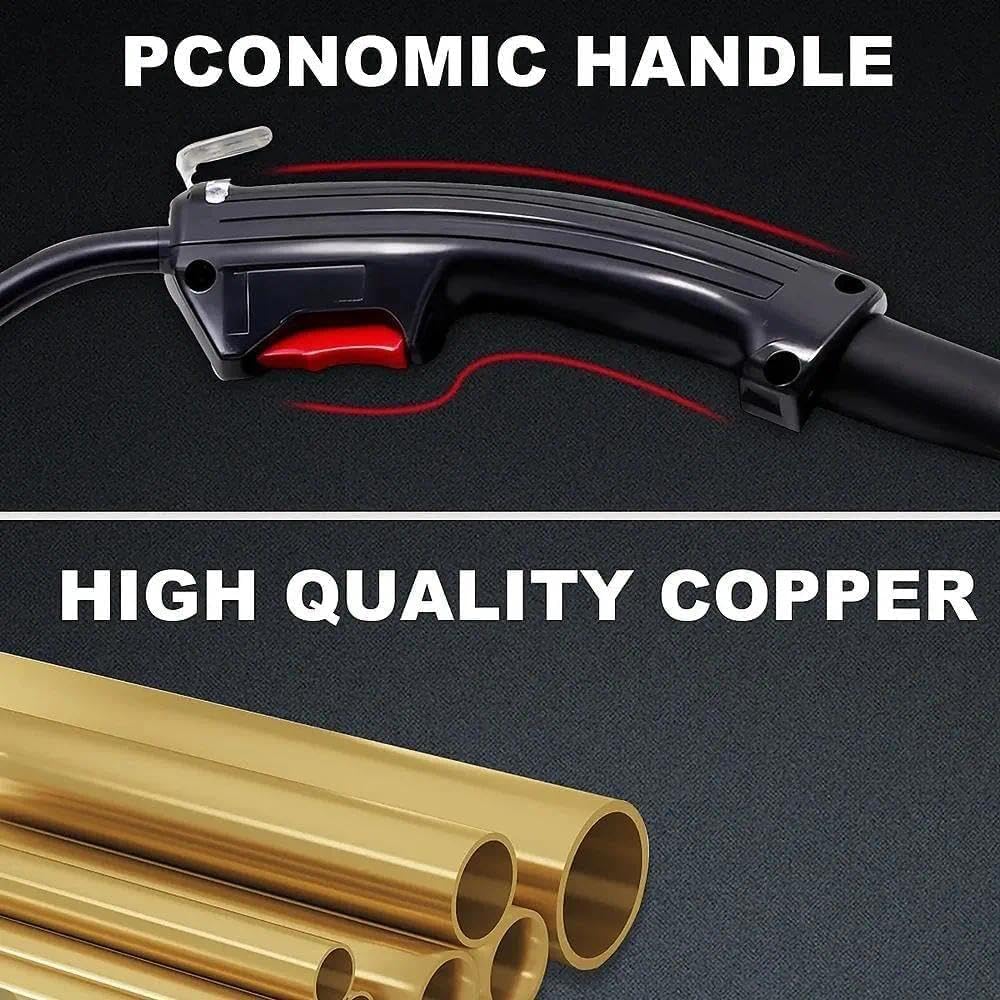 10ft No Gas Mig Gun Replacement Fit Forney Easy Weld 140 FC-i Flux-Core Wire Welder 261 (10ft mig gun + tip)
