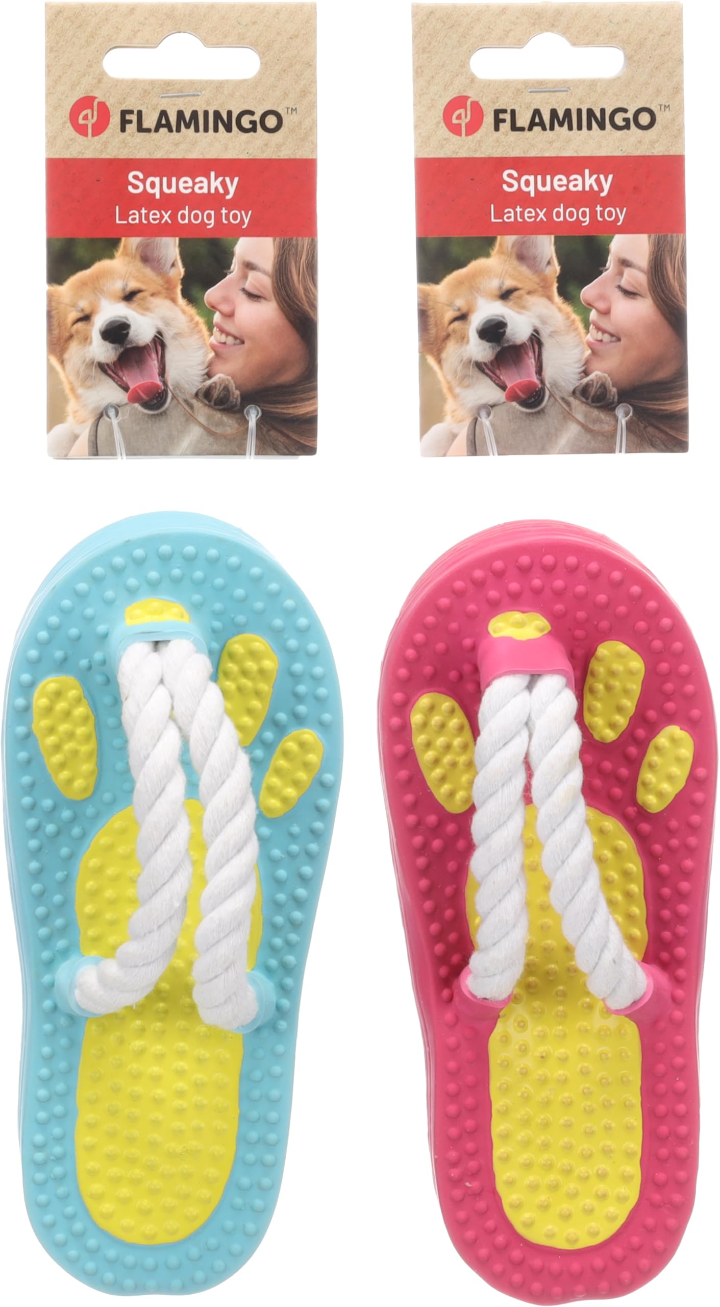 Flamingo TOY FLIPPE SLIPPER 17,5x7,7x5,6CM ASSORTMENT