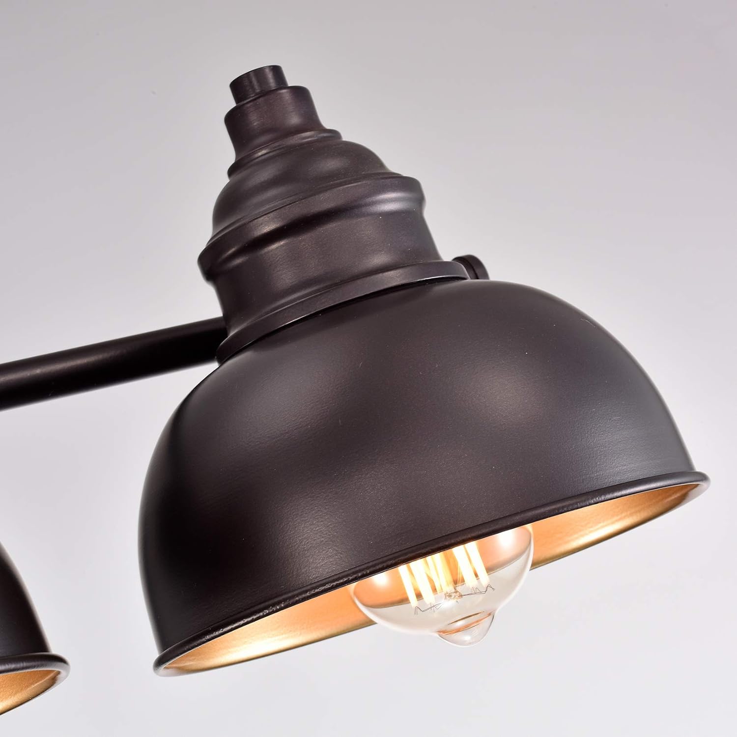 3 Light Bathroom Vanity Light, 7 Inch Oil Rubbed Bronze Wall Sconce Indoor, Modern Metal Wall Lights for Bathroom Bath Bedroom