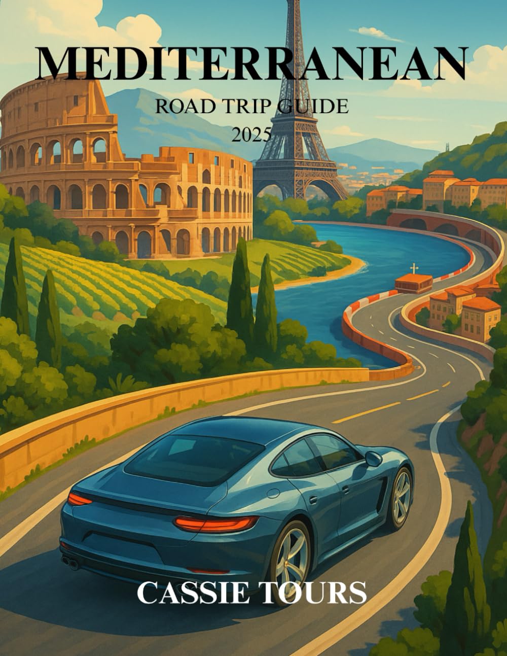 MEDITERRANEAN ROAD TRIP GUIDE 2025: Explore Coastal Wonders, Iconic Cities, and Hidden Gems across Southern Europe for the Ultimate Adventure