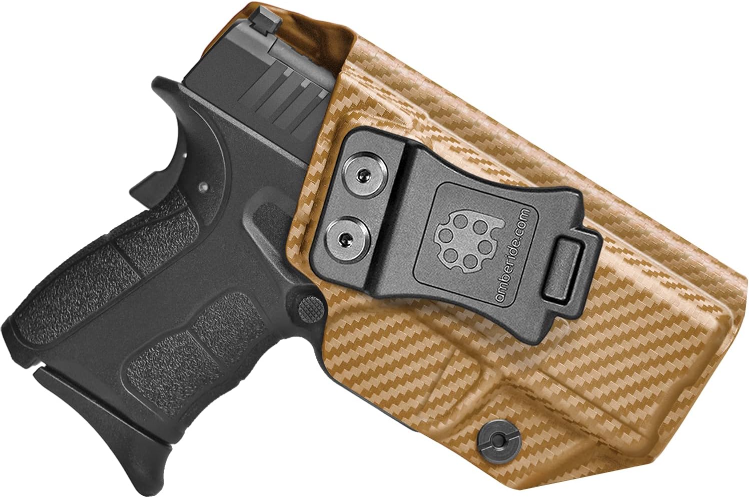 Amberide IWB Kydex Holster for Springfield XD-S 3.3" and XD-S Mod.2 3.3", Concealed Carry, MOS and Non-MOS Options Available, Adjustable Cant, Posi-Click Retention, Made in USA