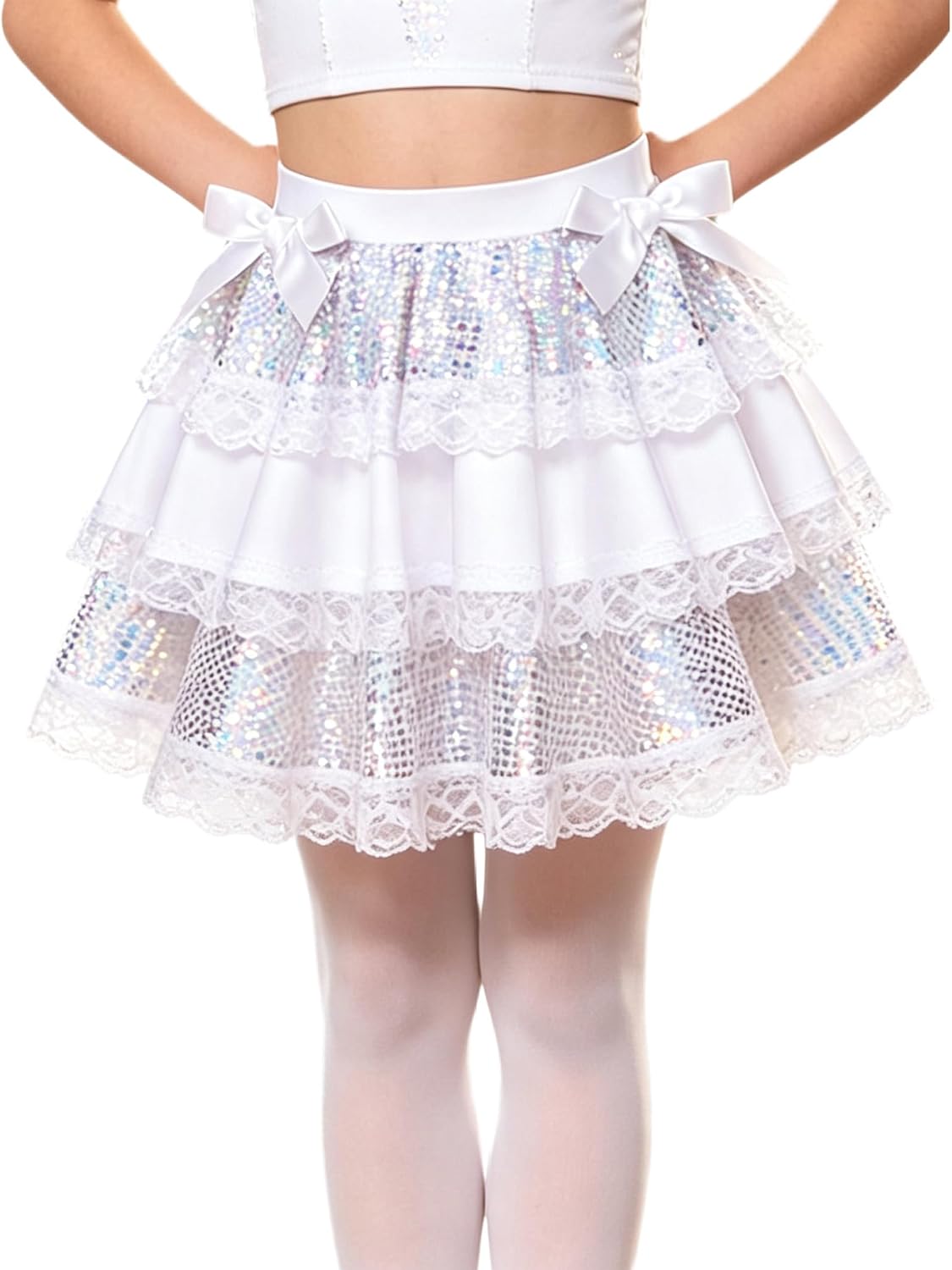 Kids Mini Skirt Y2k Outfits Disco Costume Hip Hop