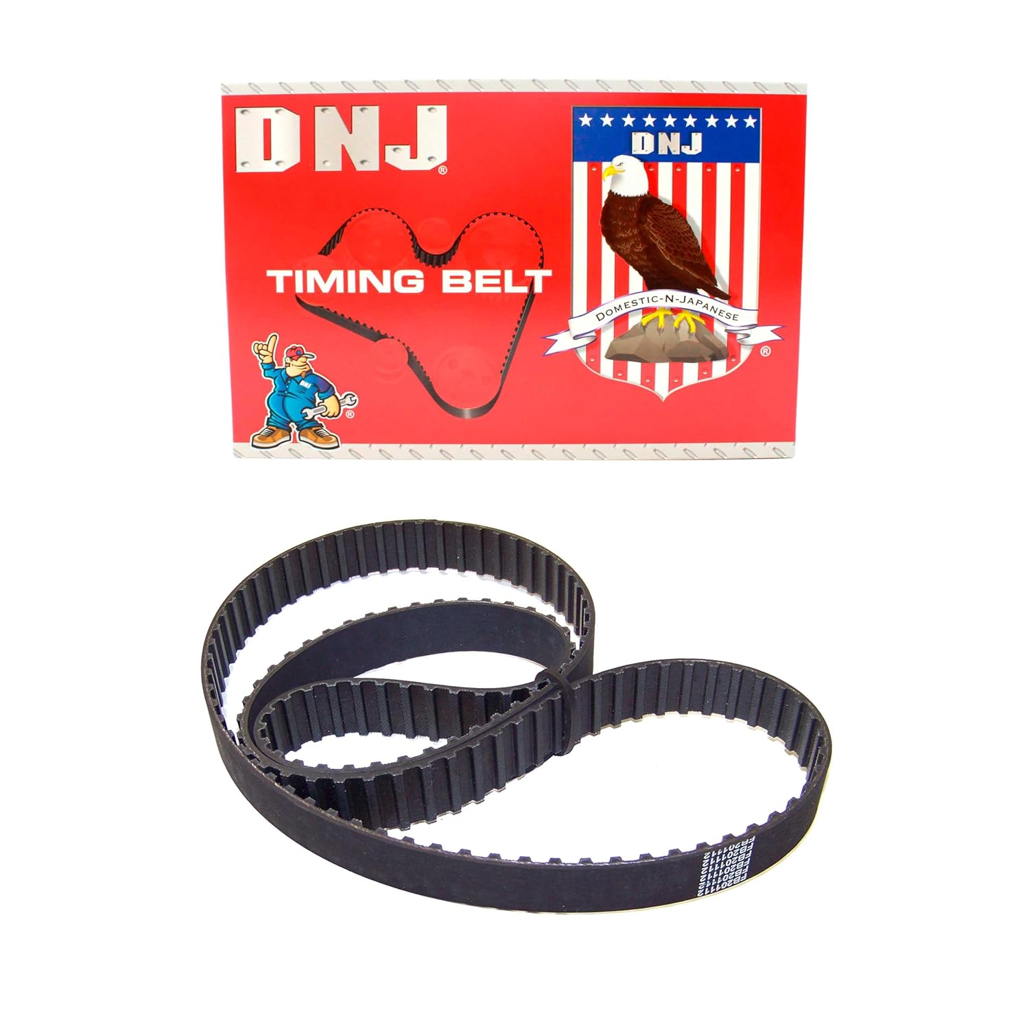 DNJ TB603 Timing Belt for 1982-1989 Nissan 200SX Stanza 2.0L L4 8V SOHC 1974cc