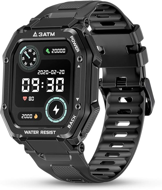 HopoFit Relojes Inteligentes Hombre, Smartwatch Deportivo Hombre  Pulsómetro, Pulsera Actividad Inteligente Caloría Podómetro, Reloj  Inteligente Mujer Impermeable para Android iOS : Amazon.es: Electrónica