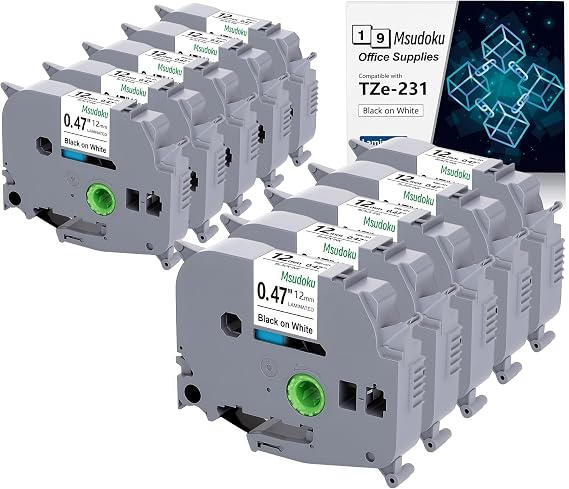 10-Pack TZe231 and 5-Pack TZe221