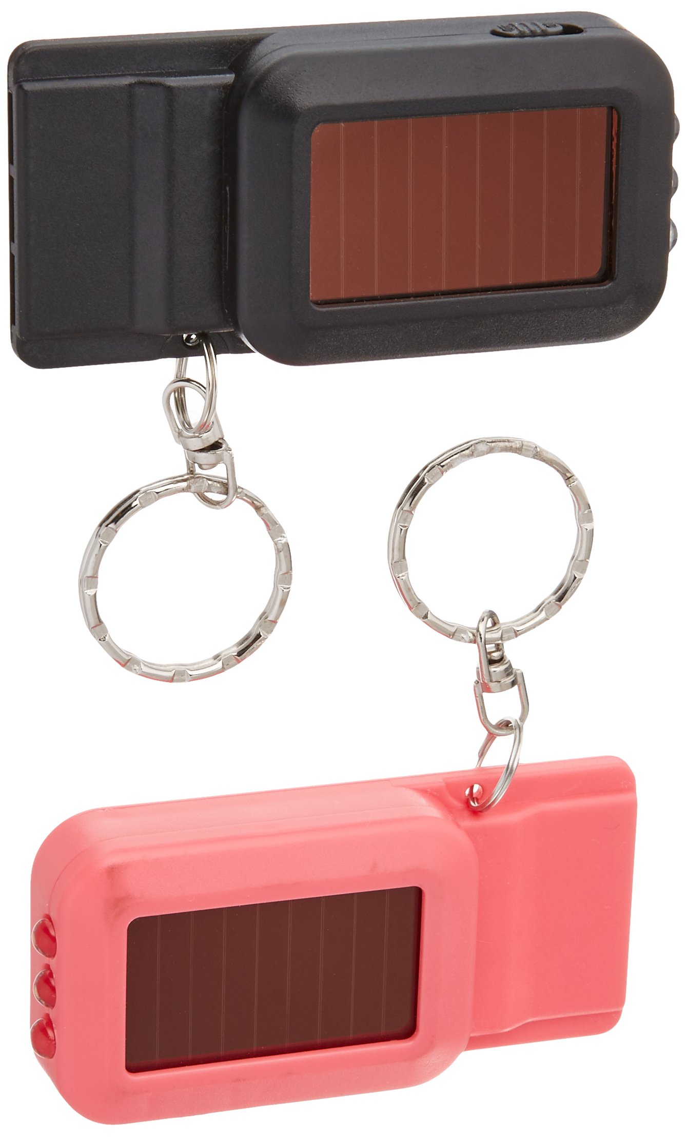 SE WH33CSF-12-4 Lot de 4 sifflets LED 3 en 1 à énergie solaire avec porte-clés